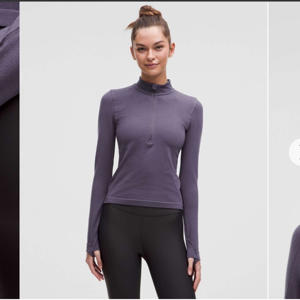 Lululemon Merino Wool-Blend Base Layer Half Zip